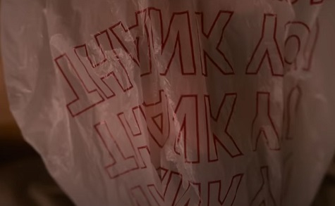 A man, a bag, suffocation.
