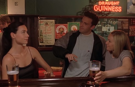 Minnie Driver and Ben Affleck in Good Will Hunting